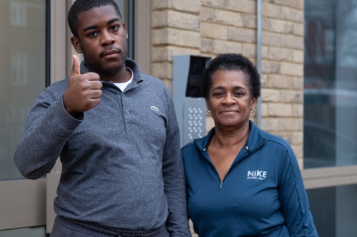 Pauline Desouza & son Raldean